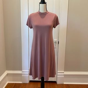 Mock neck tshirt dress - Size M